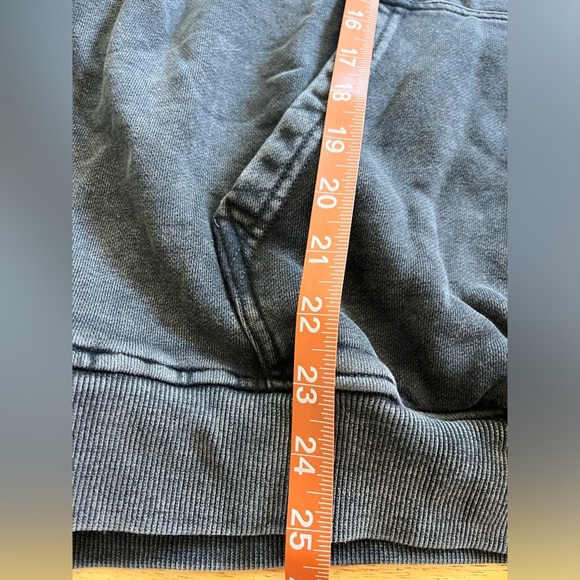 Live Love Gameday Football Hoodie Size Medium Grey And White Brushed Cotton - Picture 7 of 7